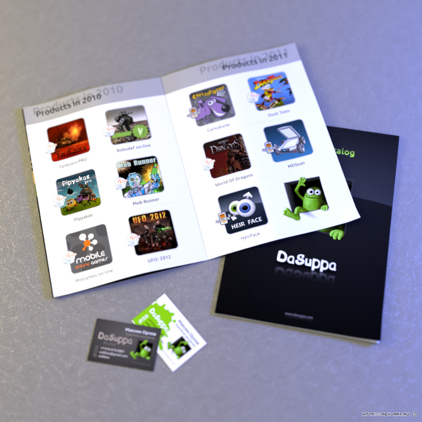 Presentation of games from DaSuppa Studios