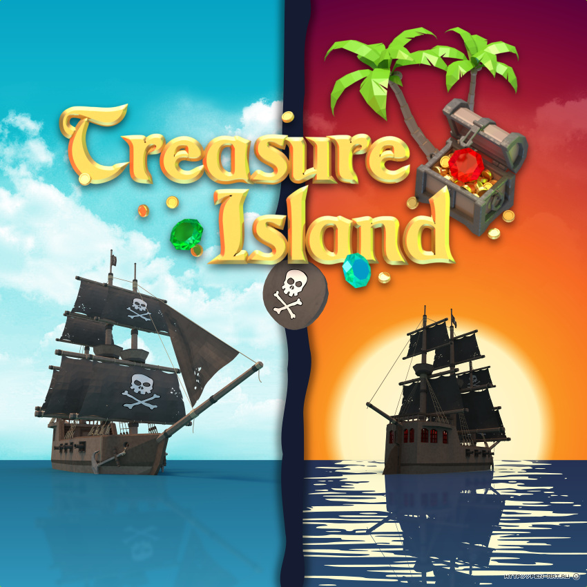 Banner for Treasure Island promotion on betvoyager.com